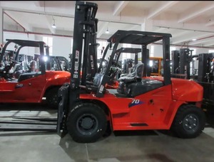 Montacargas Diésel HELI FD70 de 7 Toneladas con Rotador de Tambor, 4WD, Mástil de 3 Etapas, Uso Industrial Pesado, Neumáticos Sólidos/Neumáticos - Product Image 6
