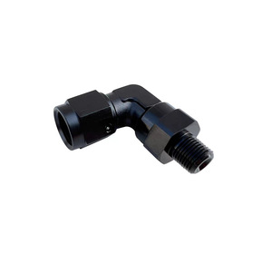 Adaptateur Haofa 90 degrés An femelle vers Npt mâle noir pour modification automobile - Product Image 1