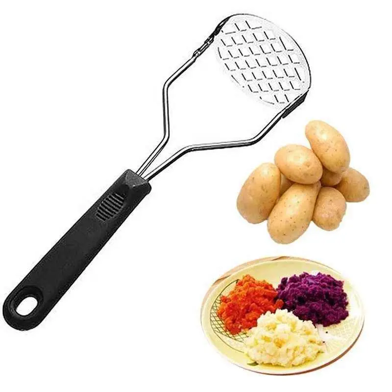 Bền ép khoai tây MASHER puree sản xuất nước trái cây khoai tây Pusher mịn nghiền khoai tây nghiền trái cây công cụ dễ dàng để hoạt động