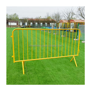 Barrera de control de multitudes de acero galvanizado para eventos Conciertos Reuniones públicas y sitios de construcción Modelado 3D incluido - Product Image 5