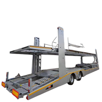 Usine chinoise de voiture à deux étages remorque de transport pour la conception efficace de semi-remorque de berline