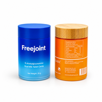 Pot en verre dépoli transparent pour beurre corporel naturel, avec couvercle en plastique, écologique, 5, 10, 20, 30, 50, 100g, 200g