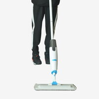 Serpillère magique en microfibre VIPaoclean avec pulvérisateur d'eau pour le nettoyage des sols de la maison et de la cuisine, serpillère plate pour nettoyer la poussière