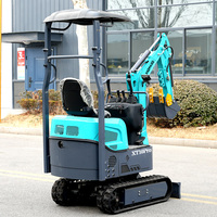 Excavator Mini 1 Ton Farm Home CE Euro 5 Hidrolik Diesel Crawler Excavator Harga Murah Penggali Kecil dengan Lampiran Harga