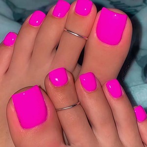 Prensa de Color sólido de alta calidad <span class=keywords><strong>en</strong></span> las <span class=keywords><strong>uñas</strong></span> de los pies Material ABS francés Rosa rojo <span class=keywords><strong>Uñas</strong></span> postizas Prensa <span class=keywords><strong>en</strong></span> las <span class=keywords><strong>uñas</strong></span> de los dedos - Product Image 1