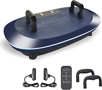 M Crazy Fitness 3D Vibrationsplatte ABS+Stahl 120kg Max. Belastung 400W Motor LED-Tastensteuerung 12 Monate Garantie Heimgebrauch Sicher 1-99