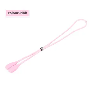 Chaîne de lunettes de sport réglable tendance, sangle de lunettes en silicone colorée pour enfants, cordon de lunettes de lecture en caoutchouc de silicone - Product Image 5