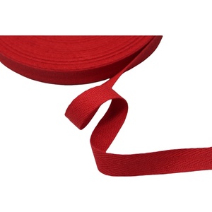 Tùy chỉnh màu phẳng 1cm gấp đôi Twill thiên vị băng cuộn bông xương cá vải cho hàng may mặc - Product Image 6