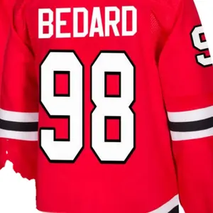Connor Bedard Red Best Quality Stitched National Hockey Jersey