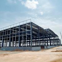 Edificio Metálico Comercial, Almacén Industrial, Nave Prefabricada, Estructura de Acero Galvanizado, 1000 Metros Cuadrados