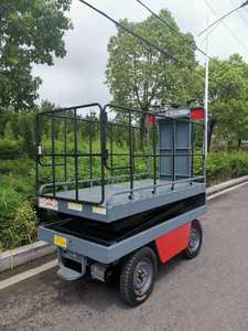 뜨거운 판매 가위 이동식 플랫폼 온실 파이프 레일 트롤리 온실 - Product Image 3