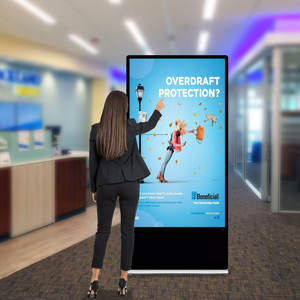 55 pouces HD LCD moniteur affiche conseil support sol publicité affichage signe pour l'éclairage inclus signalisation numérique - Product Image 4