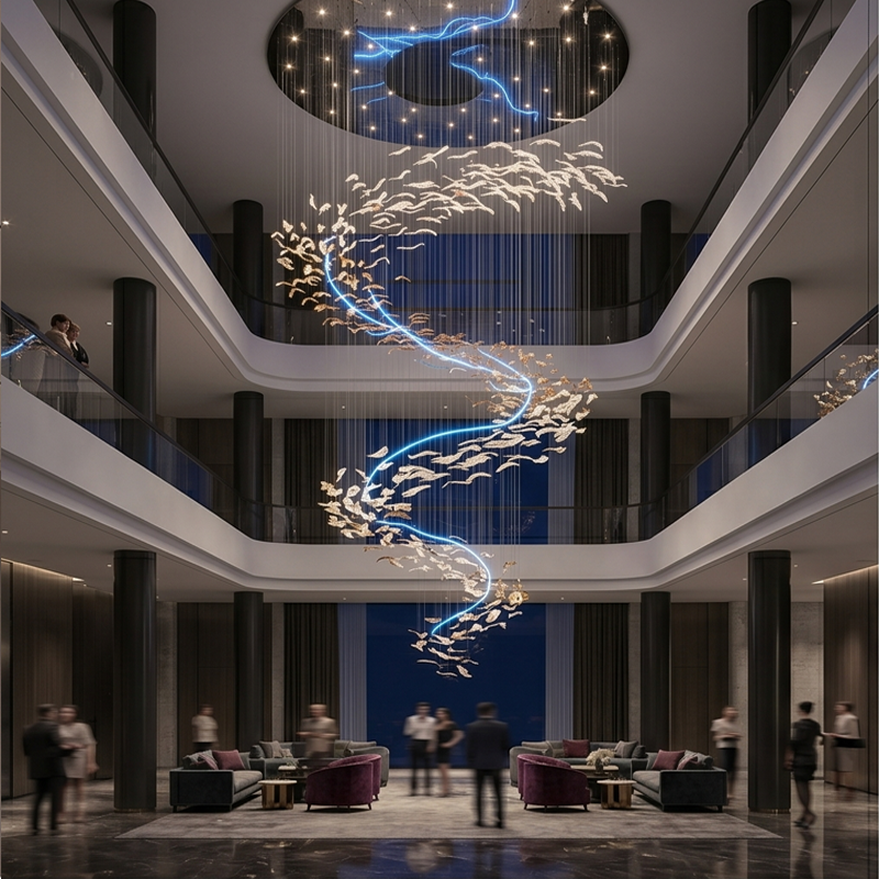Modern Luxury LED Crystal Ceiling Lamp Chandelier - Interior Lighting Fixtures for Living Room Bedroom & Restaurant