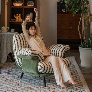 Sillón <span class=keywords><strong>Reclinable</strong></span> Individual de Estilo Vintage, Perfecto para Salas de Estar Pequeñas o Grandes, Balcones, Sillón de Relajación - Product Image 3