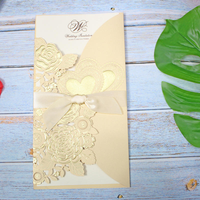 Cartes d'invitation de mariage personnalisées, écologiques, recyclables, style européen, design moderne, impression UV, vernissage brillant