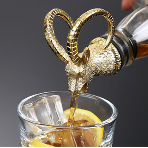 Accessoires de Bar Cuisine Bouteille D'alcool Bouchon De <span class=keywords><strong>Vin</strong></span> Cocktail Souvenir Cadeaux <span class=keywords><strong>Mouton</strong></span> Chèvre En Forme De Métal Nouveauté Bouchon De Bouteille De <span class=keywords><strong>Vin</strong></span> - Product Image 6