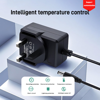 Adaptor Daya AC DC Dinding 10W Shenzhen Lvxiangyuan, Colokan UK, Bersertifikasi CE UKCA, 5V 2A, untuk Tablet dan Router