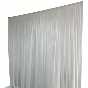 Luxury White Drape Backdrop Fabric Cloth for Wedding Party Event Ceremony - Product Image 1