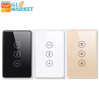 Interrupteur intelligent pour porte de garage Glomarket, commande vocale, Google Assistant, WiFi, Zigbee / application Smart Life, écran tactile, US