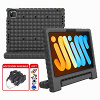 Housse de tablette en mousse EVA de haute qualité HGD pour iPad Pro 11 2024 10,2 pouces, étui robuste antichoc avec breloques