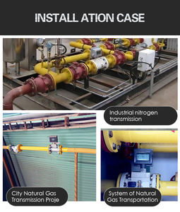 Digitale Biogas Lpg Aardgasturbine Stroommeter Industriële Stoom Waterstofgas Stroommeter Voor Gas - Product Image 6