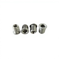 Metal Threaded Insert Nuts Hex Drive Fastener Components for Industrial Assembly