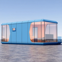 Capsule Préfabriquée de Luxe Futuriste et Respirante avec Garantie de 5 Ans – Pod Mobile Moderne en Verre pour Hôtel, Chambre, Salle de Bain, Bord de Mer