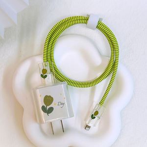 Housse de protection de la tête de charge pour <span class=keywords><strong>iPhone</strong></span>/ipad 18/20W Chargeur <span class=keywords><strong>Data</strong></span> <span class=keywords><strong>Cable</strong></span> Protector Cover - Product Image 1