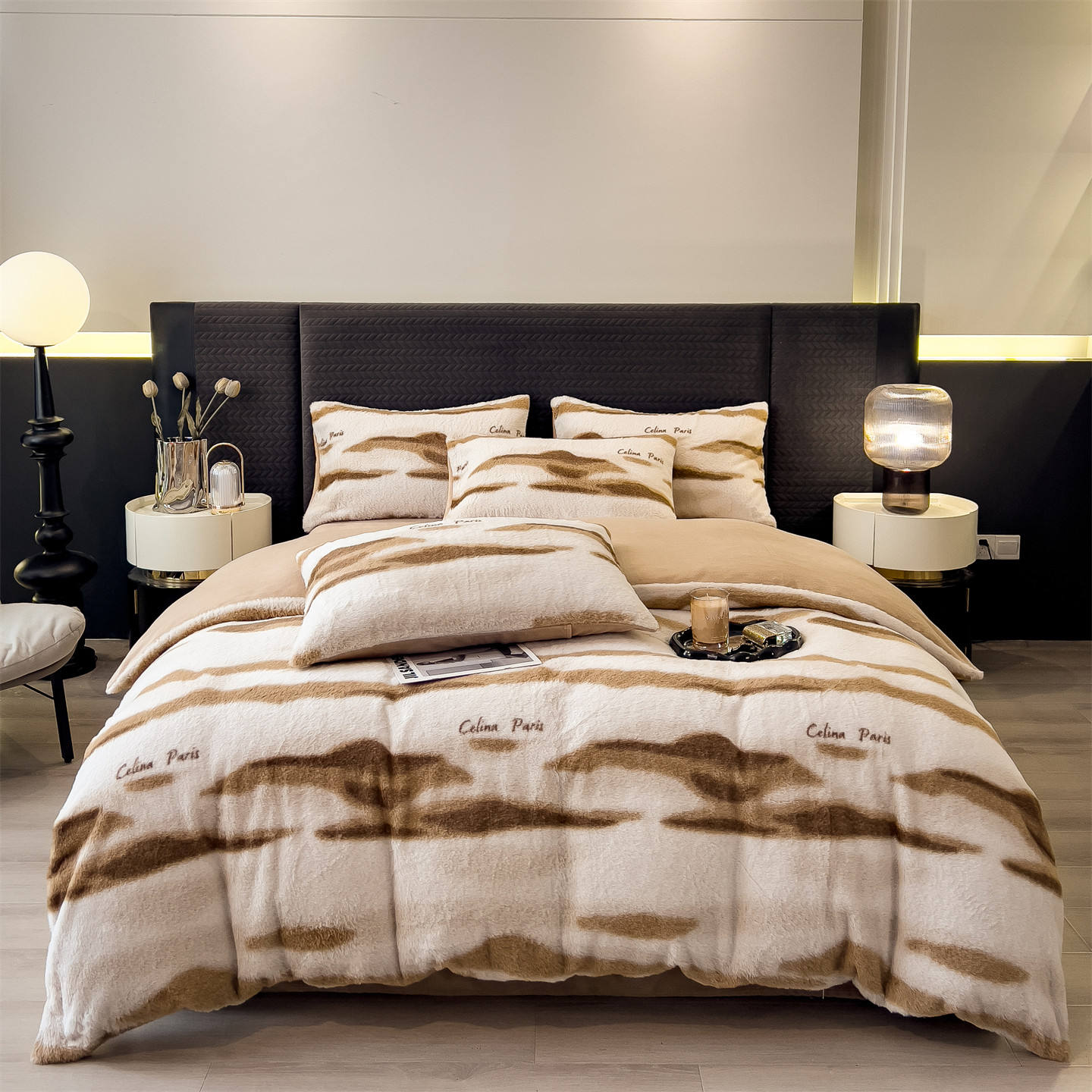 Ensemble en velours - Teinture Marron Merad