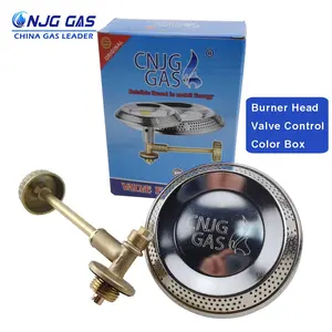 CNJG Hot Selling Low Price Small Mini Gas Burners Heads And Valve Stainless Steel Single Burner Stove For 6kg Cylinder