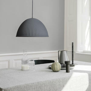 Modern Minimalist Designer Adjustable Height Round Resin <b>Pumpkin</b> Pendant <b>Light</b> with LED <b>for</b> Home Shop & Dining Room - Product Image 5