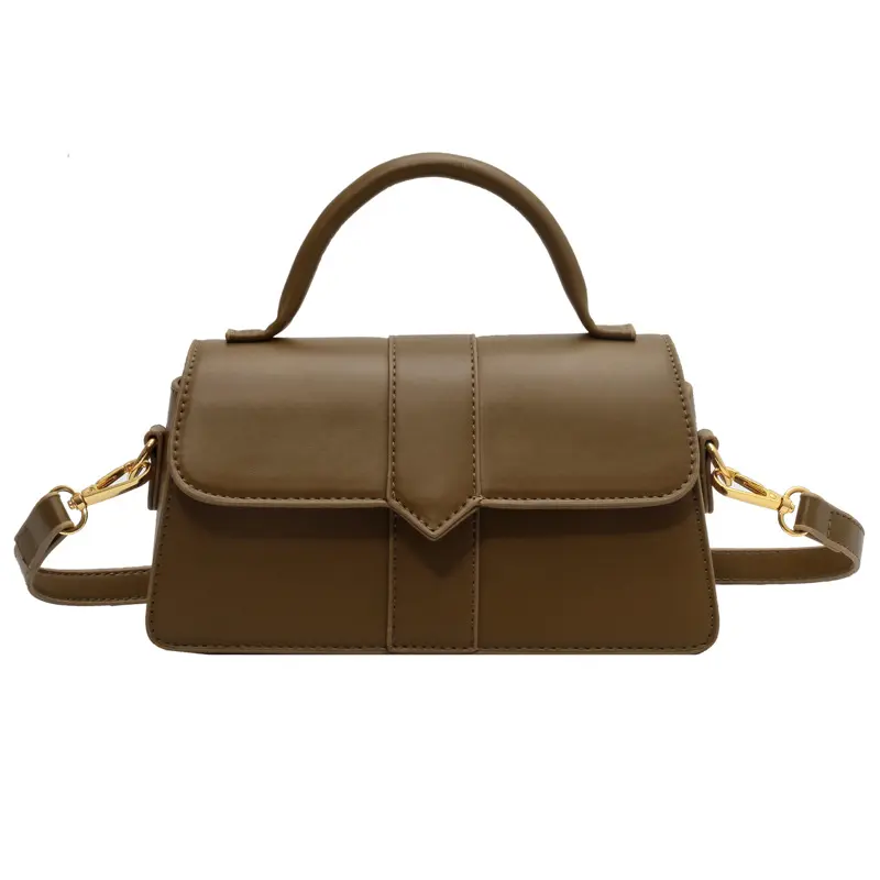Женская сумка 2024 Новая модная сумка через плечо универсальная текстурная ручная маленькая квадратная сумка в западном стиле
