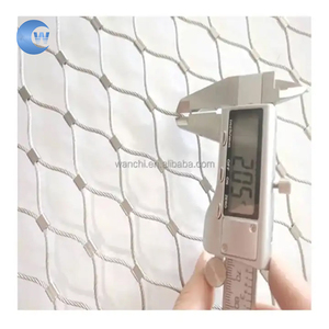 動物園のフェンスメッシュに使用されるステンレス鋼ワイヤーロープ、ステンレス鋼フレキシブルケーブルメッシュ - Product Image 6