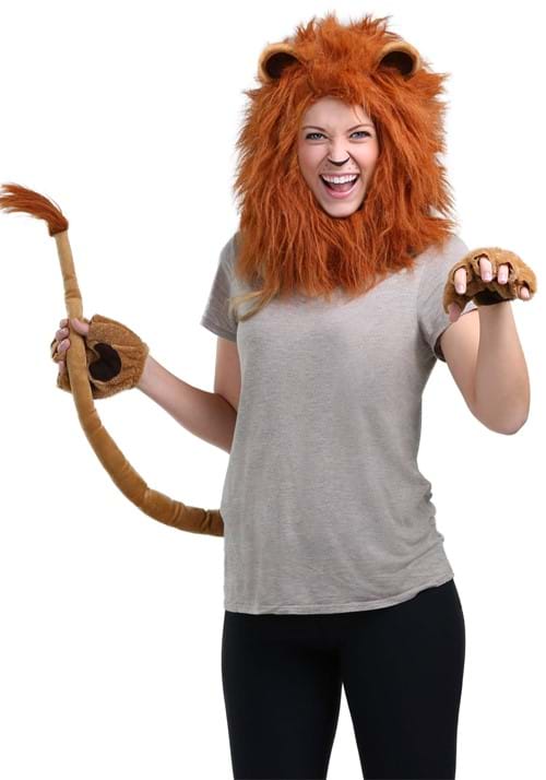 Headpiece,Pair of Fingerless Gloves,Tail