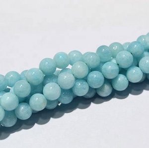 Cuentas pulidas a mano de piedras preciosas sueltas lisas con forma de amazonita, calidad Natural para hacer collares de joyería, precio al por mayor por hebra - Product Image 4