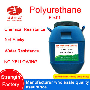 Jitian resina de poliuretano F0401 solución de alta resistencia a base de agua aglutinante líquido transparente 99.9% pureza grava alifática - Product Image 3