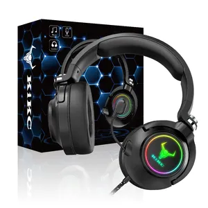 KIKC Kualitas Tinggi Hemat Biaya Indonesia Atas Telinga Headset Guangzhou Video Game Set Headphone Produsen