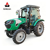 Tracteur agricole multifonctionnel compact à moteur diesel 4x4, 50-100 CV, avec charrue, herse et semoir, certifié CE