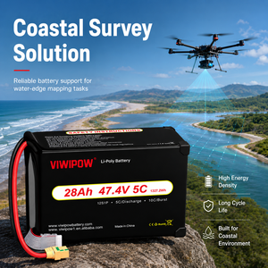 Baterai Drone Semi-Solid State 12S 280wh/kg 28000mAh Kepadatan Tinggi Pabrik Asli untuk Pemetaan & Survei Drone Industri UAV - Product Image 6