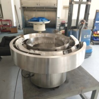 Mini-alimentateur vibrant à bol, direction de décharge personnalisée des pièces, 60/min, moteur haute efficacité, PLC