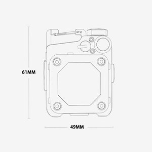 Taikoo nhôm hợp kim COB sạc Keychain Đèn pin đa chức năng xách tay <span class=keywords><strong>mini</strong></span> làm việc ánh sáng - Product Image 5