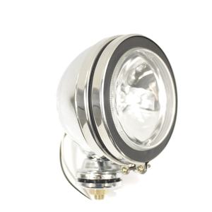 JSHINE Fari Fendinebbia e di Guida Alogeni Angel Eye Cromati Bianchi da 5 Pollici 12V/24V con Alloggiamento in Metallo e Lente in Vetro per Lampadina H3 - Product Image 1