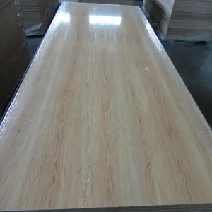 Cao bóng PVC phim phải đối mặt với hội đồng quản trị UV tráng MDF Hội Đồng Quản trị 18 mét cabninet Hội Đồng Quản Trị Sản xuất tại Sơn Đông