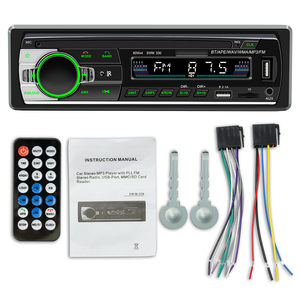 Reproductor <span class=keywords><strong>mp3</strong></span> de alta potencia para coche, unidad principal de <span class=keywords><strong>audio</strong></span> estéreo, con botón de cambio de 7 colores, versión actualizada, 1 din - Product Image 6