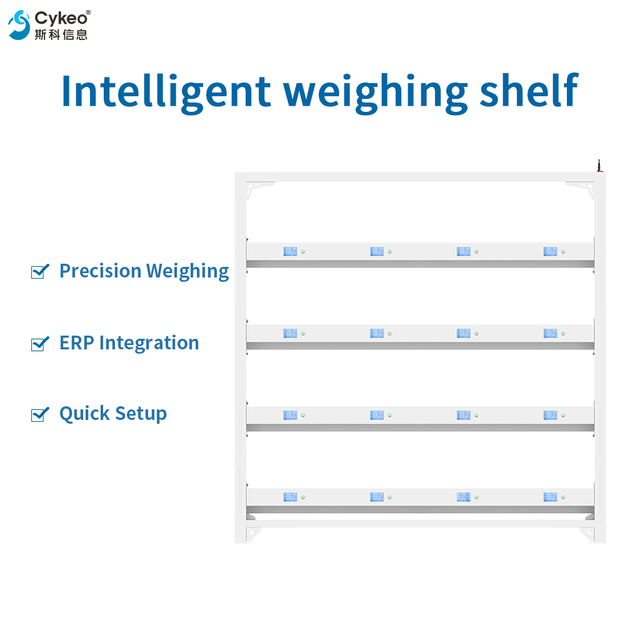 Smart Weighing Rack Industrial Grade with Digital Display Automatic Data Management for Warehouse Inventory Control