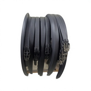 Ceintures en cuir de vache véritable avec boucle en acier inoxydable, impression de logo de marque personnalisée, qualité supérieure, ceinture formelle pour homme, prix avantageux - Product Image 2