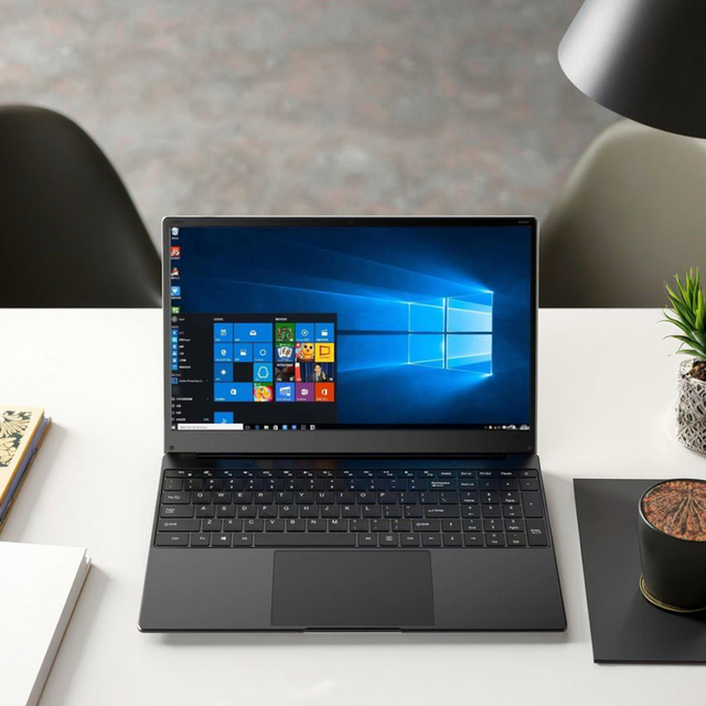 15.6 Inch FHD IPS Business Laptop with 512GB SSD & 16GB DDR4 Fingerprint Unlock Windows 11 Notebook English Keyboard New