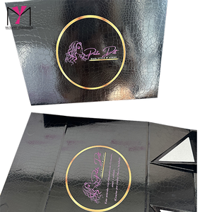 กล่องของขวัญสั่งทำพิเศษ MUYANG กล่องใหญ่แบบหรูหรา บุซาติน กระดาษกันไขมัน กล่องกระดาษแข็งเคลือบยูวี พรีเมียม พร้อมลายหนัง - Product Image 6