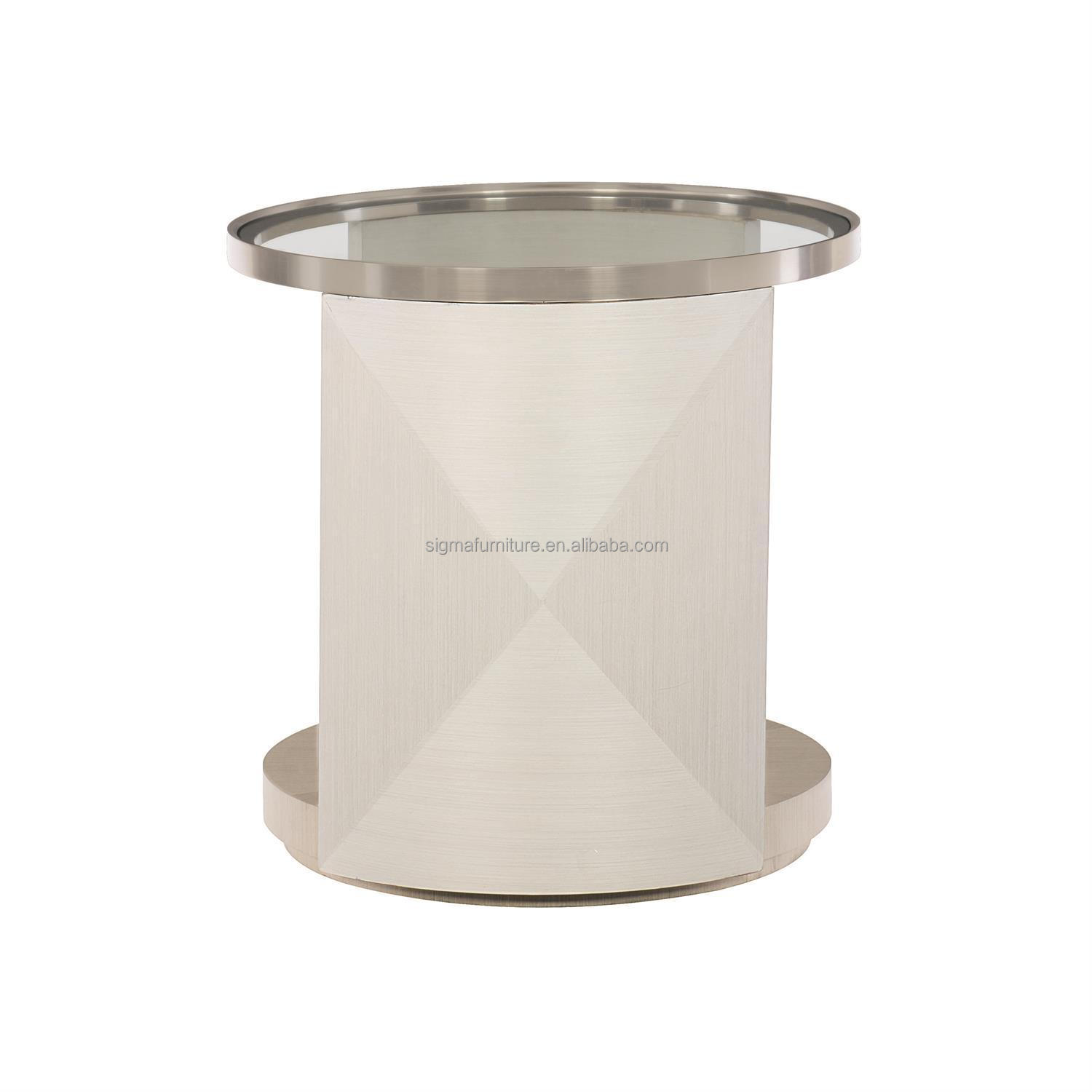Modern Furniture Living Room Furniture Chairside Table Small Coffee Table Sofa Round Side Table
