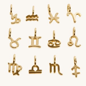 Collana con Ciondolo Personalizzata in Acciaio Inossidabile Impermeabile, 12 Segni Zodiacali, Placcatura in Oro 18K PVD Antiossidante, Ciondolo Astrologico - Product Image 1